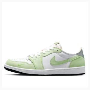 Green Nike Low OG Ghost Sneakers Men's Air Jordan 1 | JD-904HI