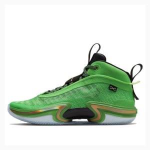 Green Nike PF Basketball Shoes Men's Air Jordan 36 | JD-692WI