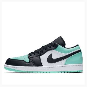 Green Nike Retro Low Emerald Rise Sneakers Men's Air Jordan 1 | JD-514SJ