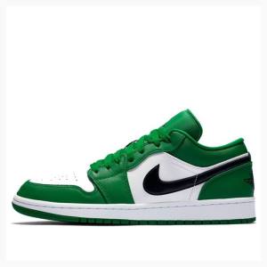 Green Nike Retro Low Pine Sneakers Men's Air Jordan 1 | JD-926OF