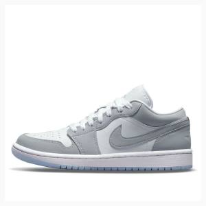 Grey Nike Low Wolf Sneakers Women's Air Jordan 1 | JD-458RS