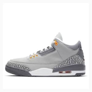 Grey Nike Retro Cool 2021 Basketball Shoes Men's Air Jordan 3 | JD-932QL