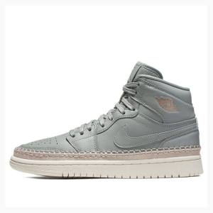 Grey Nike Retro HI PRM Mica Bronze Basketball Shoes Women's Air Jordan 1 | JD-341TU