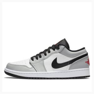 Grey Nike Retro Low Light Smoke Sneakers Men's Air Jordan 1 | JD-102PM