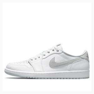 Grey Nike Retro Low OG Sneakers Men's Air Jordan 1 | JD-812IH