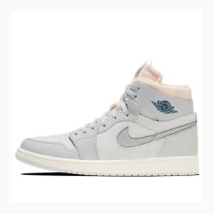 Grey Nike Zoom Comfort London Basketball Shoes Men's Air Jordan 1 | JD-394IY