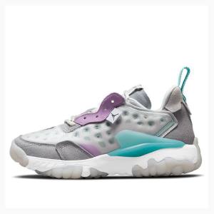 Grey / Purple Nike Delta 2 Running Shoes Women's Air Jordan | JD-524FY