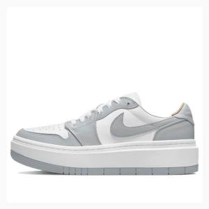 Grey / White Nike Low LV8D Elevated Sneakers Women's Air Jordan 1 | JD-239OX