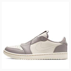 Grey / White Nike RET Low SLIP JORDAN LEGACY Sneakers Women's Air Jordan 1 | JD-461CK