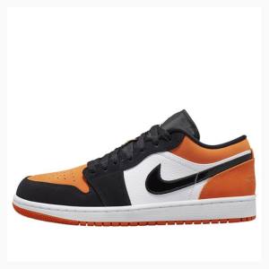 Orange / Black Nike Retro Low Shattered Backboard Sneakers Men's Air Jordan 1 | JD-946JH