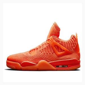 Orange Nike Flyknit Total Basketball Shoes Men's Air Jordan 4 | JD-146ST