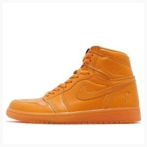 Orange Nike Retro HI OG G8RD Gatorade Basketball Shoes Men's Air Jordan 1 | JD-145UF