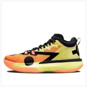 Orange / Yellow Nike X Naruto Zion 1 SP PF Basketball Shoes Men's Air Jordan | JD-275RG