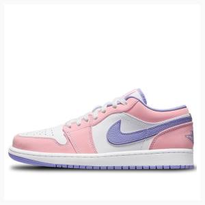 Pink Nike Low SE 'Arctic Punch' Sneakers Men's Air Jordan 1 | JD-653XF