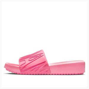 Pink Nike Nola Slides Women's Air Jordan | JD-063FU