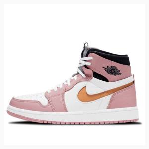 Pink Nike Zoom Air CMFT Glaze Basketball Shoes Women's Air Jordan 1 | JD-832JB