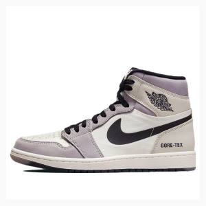 Purple / Black Nike High Element Gore-Tex Light Bone Basketball Shoes Men's Air Jordan 1 | JD-618TS