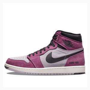 Purple Nike Element Gore-Tex Light Berry Basketball Shoes Men's Air Jordan 1 | JD-538LN