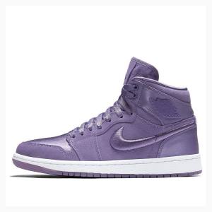 Purple Nike RET High SOH PURPLE EARTH/White-METALLIC GOLD Basketball Shoes Women's Air Jordan 1 | JD-743FB