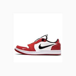 Red / Black Nike Low Chicago Sneakers Women's Air Jordan 1 | JD-712TU