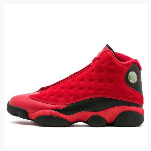 Red / Black Nike Retro Chinese Singles Day Basketball Shoes Men's Air Jordan 13 | JD-680VW