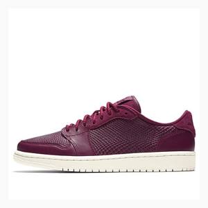 Red Nike Retro Low NS Bordeaux Sneakers Women's Air Jordan 1 | JD-415UR