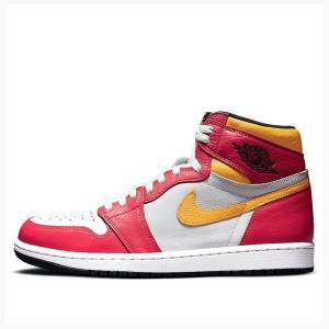 Red / Yellow Nike Retro High OG Basketball Shoes Men's Air Jordan 1 | JD-129SM