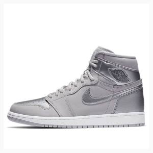 Silver Nike Retro High OG CO Japan Basketball Shoes Men's Air Jordan 1 | JD-632CK