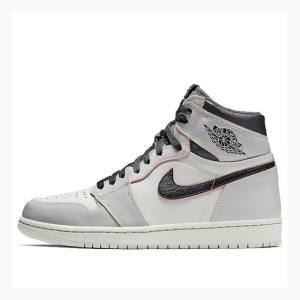 White / Black / Grey Nike High OG Defiant SB - NYC To Paris Basketball Shoes Men's Air Jordan 1 | JD-874LR