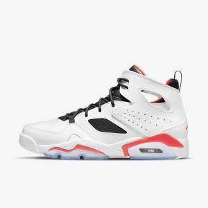 White / Black Nike Flight Club 91 Sneakers Men's Air Jordan | NK967RWS