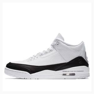 White / Black Nike Retro SP Fragment Basketball Shoes Men's Air Jordan 3 | JD-453LS