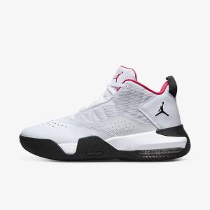 White / Black / Pink Nike Stay Loyal Sneakers Men's Air Jordan | NK371LQF