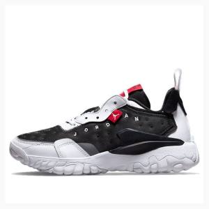 White / Black / Red Nike Delta 2 Chicago Bulls Running Shoes Men's Air Jordan | JD-409BH