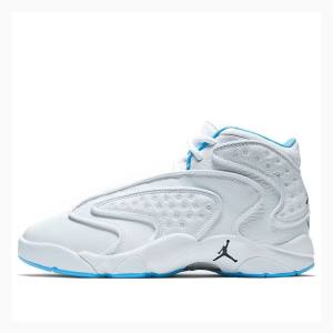 White / Blue Nike OG UNC Basketball Shoes Women's Air Jordan | JD-281HP