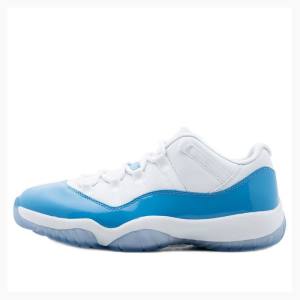 White / Blue Nike Retro Low UNC Sneakers Men's Air Jordan 11 | JD-890BH