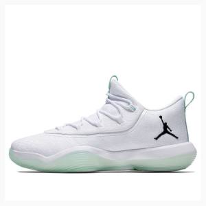 White / Green Nike SuperFly Low PF Sneakers Women's Air Jordan | JD-201IU