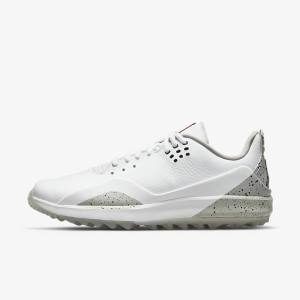 White / Grey / Black Nike ADG 3 Cement Running Shoes Men's Air Jordan | NK726KQH