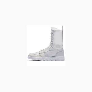 White Nike Explorer XX Reimagined Basketball Shoes Women's Air Jordan 1 | JD-342CW