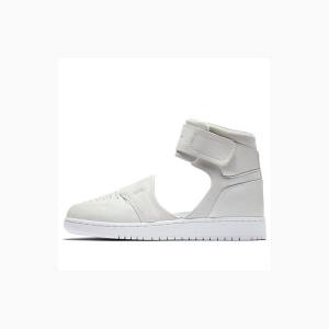 White Nike Lover XX Reimagined Basketball Shoes Women's Air Jordan 1 | JD-817HI