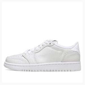 White Nike Low NS Sneakers Women's Air Jordan 1 | JD-780LC