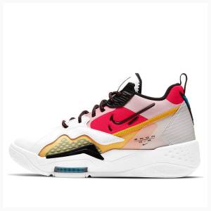 White / Red / Black Nike Zoom 92 Basketball Shoes Women's Air Jordan | JD-839FA