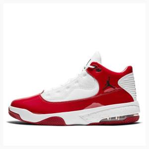 White / Red Nike Max Aura 2 Basketball Shoes Men's Air Jordan | JD-301YM