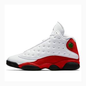 White / Red Nike Retro Chicago 2017 Basketball Shoes Men's Air Jordan 13 | JD-724EA