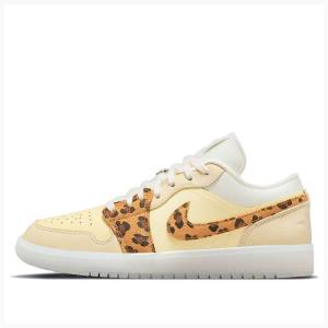 Yellow Nike Low SNKRS Day Sneakers Women's Air Jordan 1 | JD-402YU