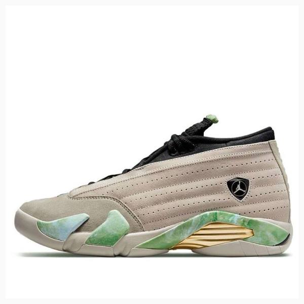 Beige Nike Retro x Aleali May Fortune Basketball Shoes Women\'s Air Jordan 14 | JD-702VR