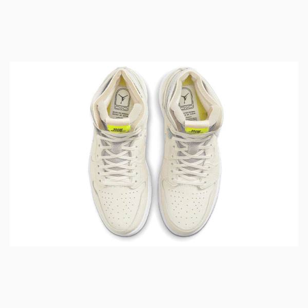 Beige Nike Zoom Air CMFT (W) Basketball Shoes Women's Air Jordan 1 | JD-480VY