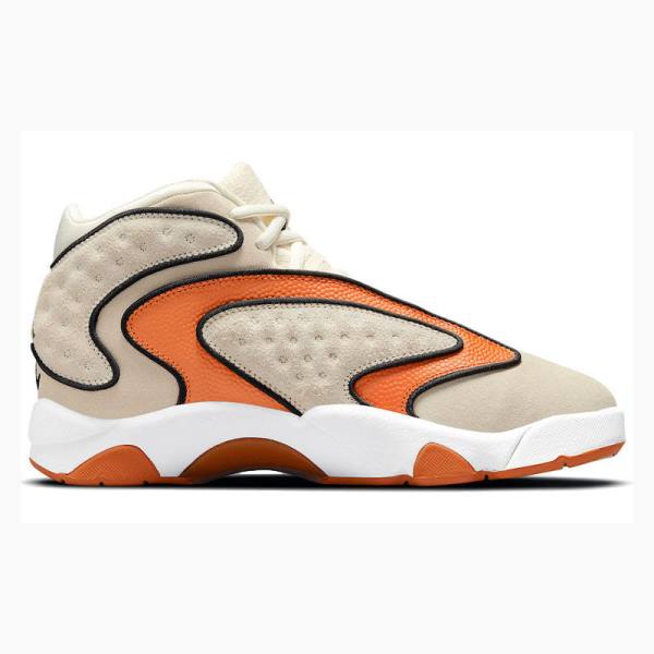 Beige / Orange Nike OG Basketball Shoes Women's Air Jordan | JD-875QS