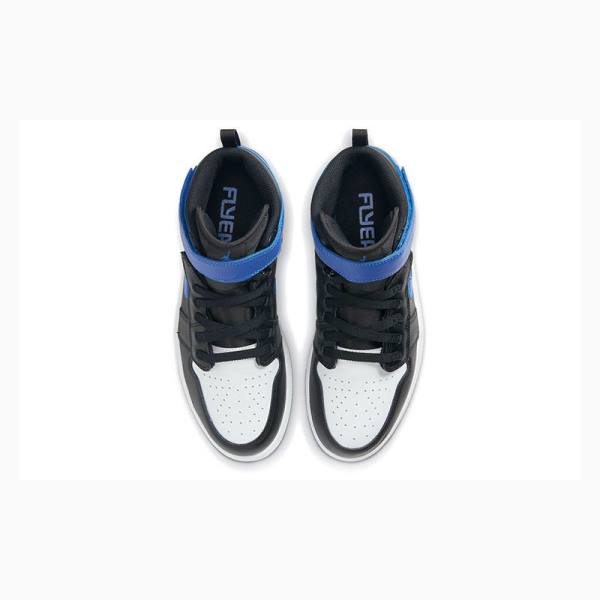 Black / Blue Nike High FlyEase 'Hyper Royal' Basketball Shoes Men's Air Jordan 1 | JD-712UW