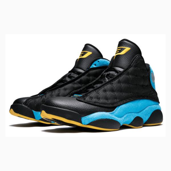 Black / Blue Nike Retro CP3 Away Basketball Shoes Men's Air Jordan 13 | JD-046XY