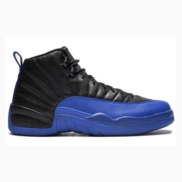 Black / Blue Nike Retro Game Basketball Shoes Men's Air Jordan 12 | JD-748AN